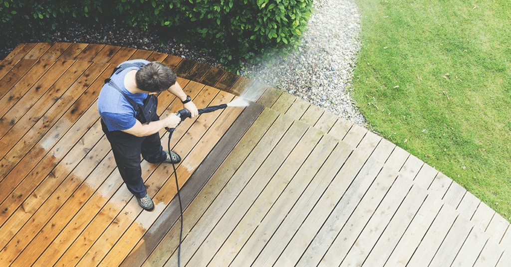 pressure washing