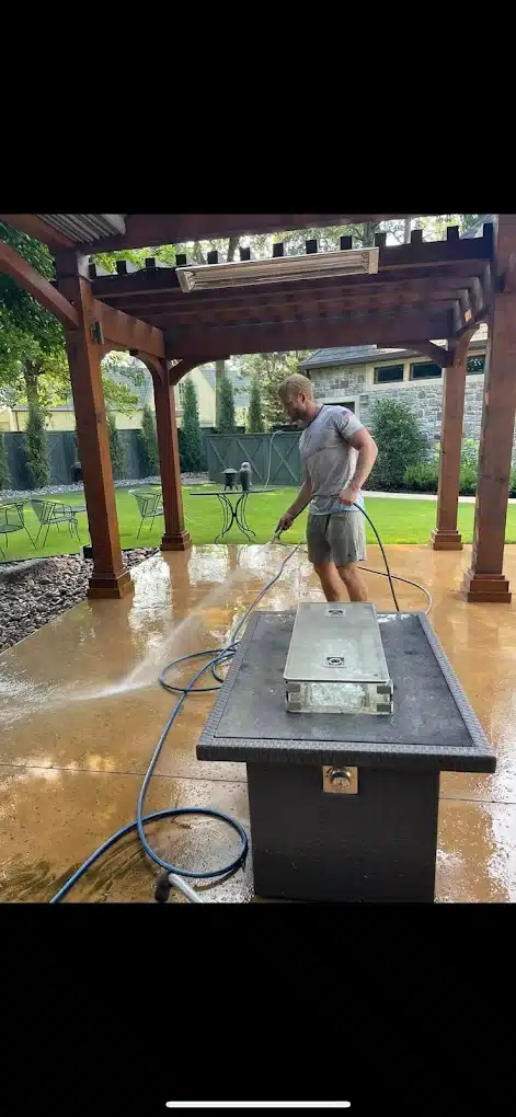 pressure washing