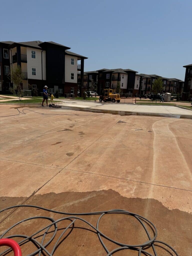 Pressure Washing of Apartment complex